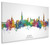 Derry Northern Ireland Skyline Cityscape Box Canvas