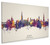 Derry Northern Ireland Skyline Cityscape Box Canvas