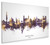 Pamplona Spain Skyline Cityscape Box Canvas