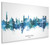 Pamplona Spain Skyline Cityscape Box Canvas