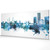 Kabul Afghanistan Skyline Cityscape PANORAMIC Box Canvas