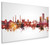 Kabul Afghanistan Skyline Cityscape Box Canvas