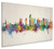 Kuwait City Kuwait Skyline Cityscape Box Canvas