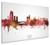 Leeds England Skyline Cityscape Box Canvas