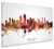 San Diego California Skyline Cityscape Box Canvas