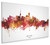 Beijing China Skyline Cityscape Box Canvas