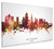 Nottingham England Skyline Cityscape Box Canvas