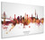 Hamburg Deutschland Skyline Cityscape Box Canvas
