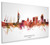 Portsmouth England Skyline Cityscape Box Canvas