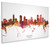 Denver Colorado Skyline Cityscape Box Canvas