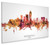 Indianapolis Indiana Skyline Cityscape Box Canvas