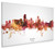 Miami Florida Skyline Cityscape Box Canvas