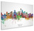 Seattle Washington Skyline Cityscape Box Canvas