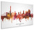 Northampton England Skyline Cityscape Box Canvas