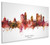 Saint Paul Minnesota Skyline Cityscape Box Canvas
