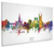 Bath England Skyline Cityscape Box Canvas