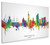 Portsmouth England Skyline Cityscape Box Canvas