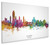 Albany New York Skyline Cityscape Box Canvas