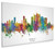 Manila Philippines Skyline Cityscape Box Canvas