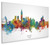 Taipei Taiwan Skyline Cityscape Box Canvas
