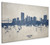 Toledo Ohio Skyline Cityscape Box Canvas