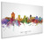 Salt Lake City Utah Skyline Cityscape Box Canvas