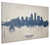 Louisville Kentucky Skyline Cityscape Box Canvas Louisville Kentucky Skyline Cityscape Box Canvas