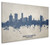 Port Elizabeth South Africa Skyline Cityscape Box Canvas
