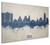 Sofia Bulgaria Skyline Cityscape Box Canvas