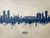 Beirut Lebanon Skyline Cityscape Poster Art Print