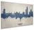 Karachi Pakistan Skyline Cityscape Box Canvas