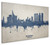 Reading England Skyline Cityscape Box Canvas