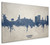 Athens Georgia Skyline Cityscape Box Canvas