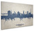 Huddersfield England Skyline Cityscape Box Canvas