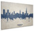Norwich England Skyline Cityscape Box Canvas