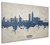 Omaha Nebraska Skyline Cityscape Box Canvas