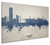 Bilbao Spain Skyline Cityscape Box Canvas