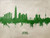 Seoul South Korea Skyline Cityscape Poster Art Print