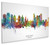 Oakland California Skyline Cityscape Box Canvas