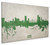 Liege Belgium Skyline Cityscape Box Canvas