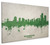 Wilmington Delaware Skyline Cityscape Box Canvas