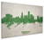 Providence Rhode Island Skyline Cityscape Box Canvas