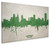 Buffalo New York Skyline Cityscape Box Canvas