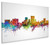 El Paso Texas Skyline Cityscape Box Canvas