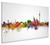 Berlin Deutschland Skyline Cityscape Box Canvas