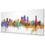 Brisbane Australia Skyline Cityscape PANORAMIC Box Canvas