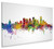 Edmonton Canada Skyline Cityscape Box Canvas