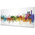 Istanbul Turkey Skyline Cityscape PANORAMIC Box Canvas