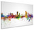 Liege Belgium Skyline Cityscape Box Canvas