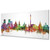 Moscow Russia Skyline Cityscape PANORAMIC Box Canvas